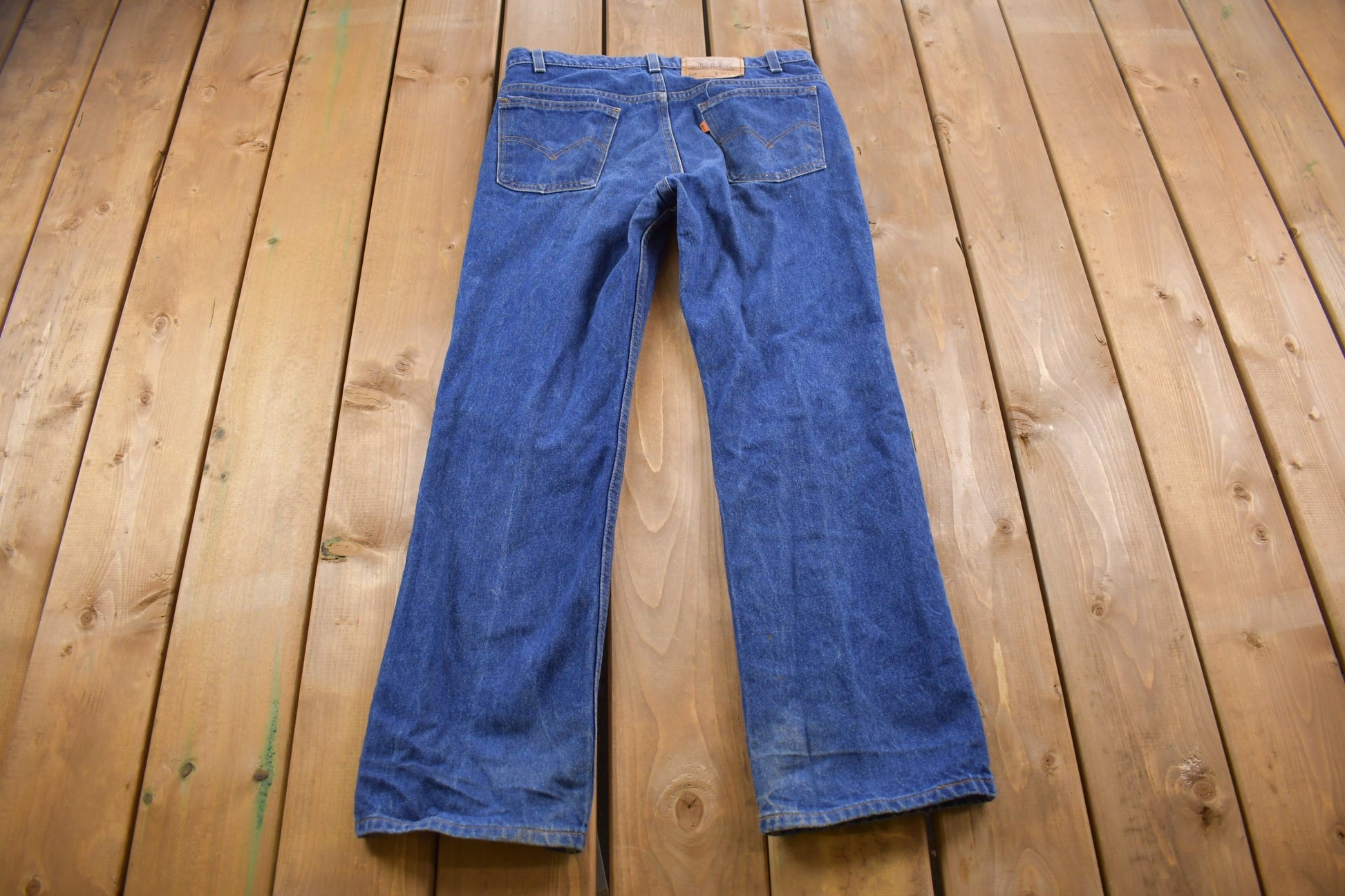 True Vintage 1970s Levi's Orange Tab Jeans Size 32 x 28