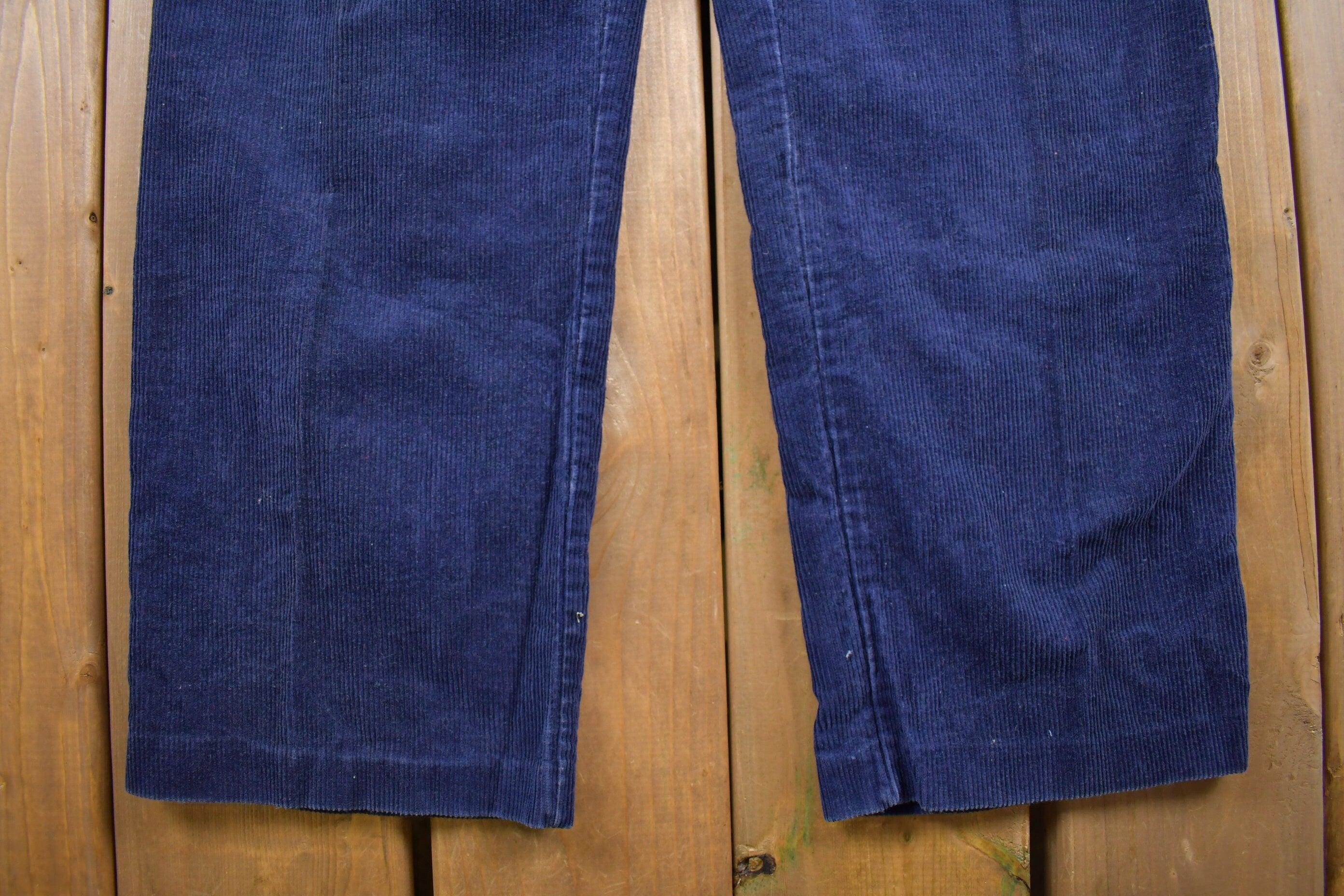 Vintage 1980's Pleated Corduroy Pants 26 x 31