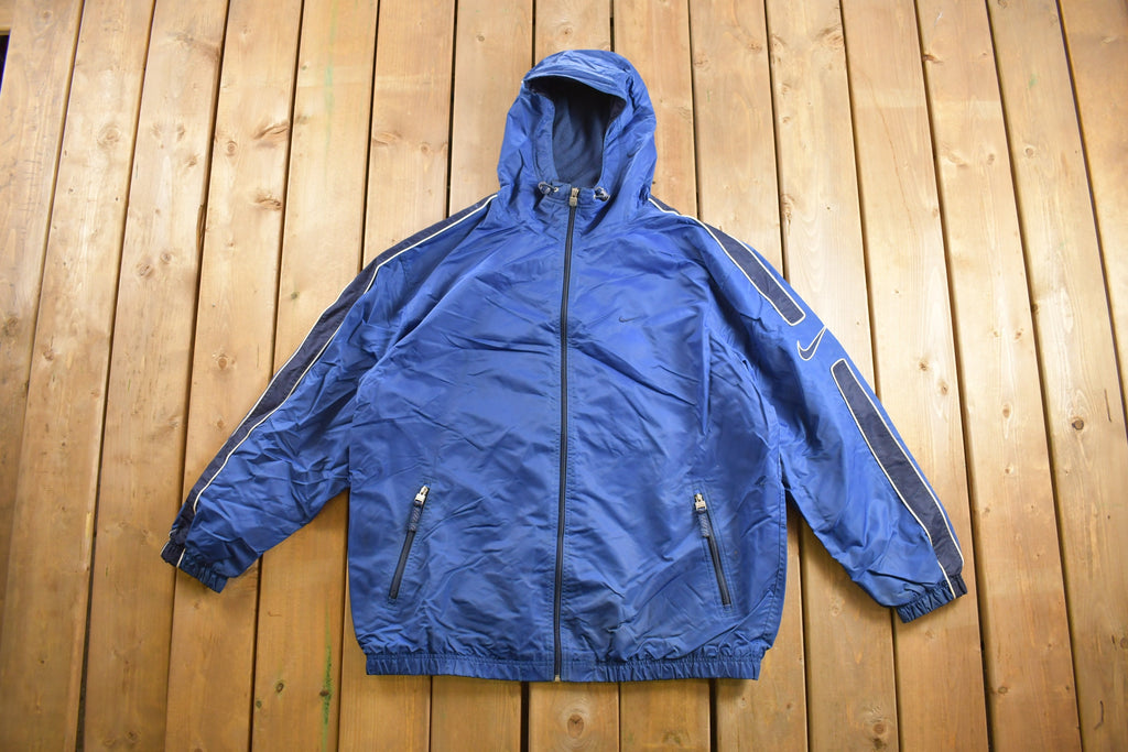 Vintage 1990s Nike Embroidered Windbreaker Jacket