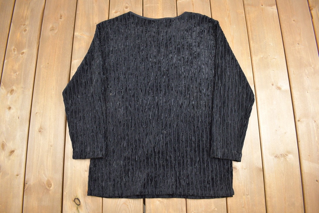 Vintage 1990s Pleated Long sleeve Shirt