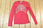 Women Vintage Vigoss Y2K Abstract Pattern T-Shirt