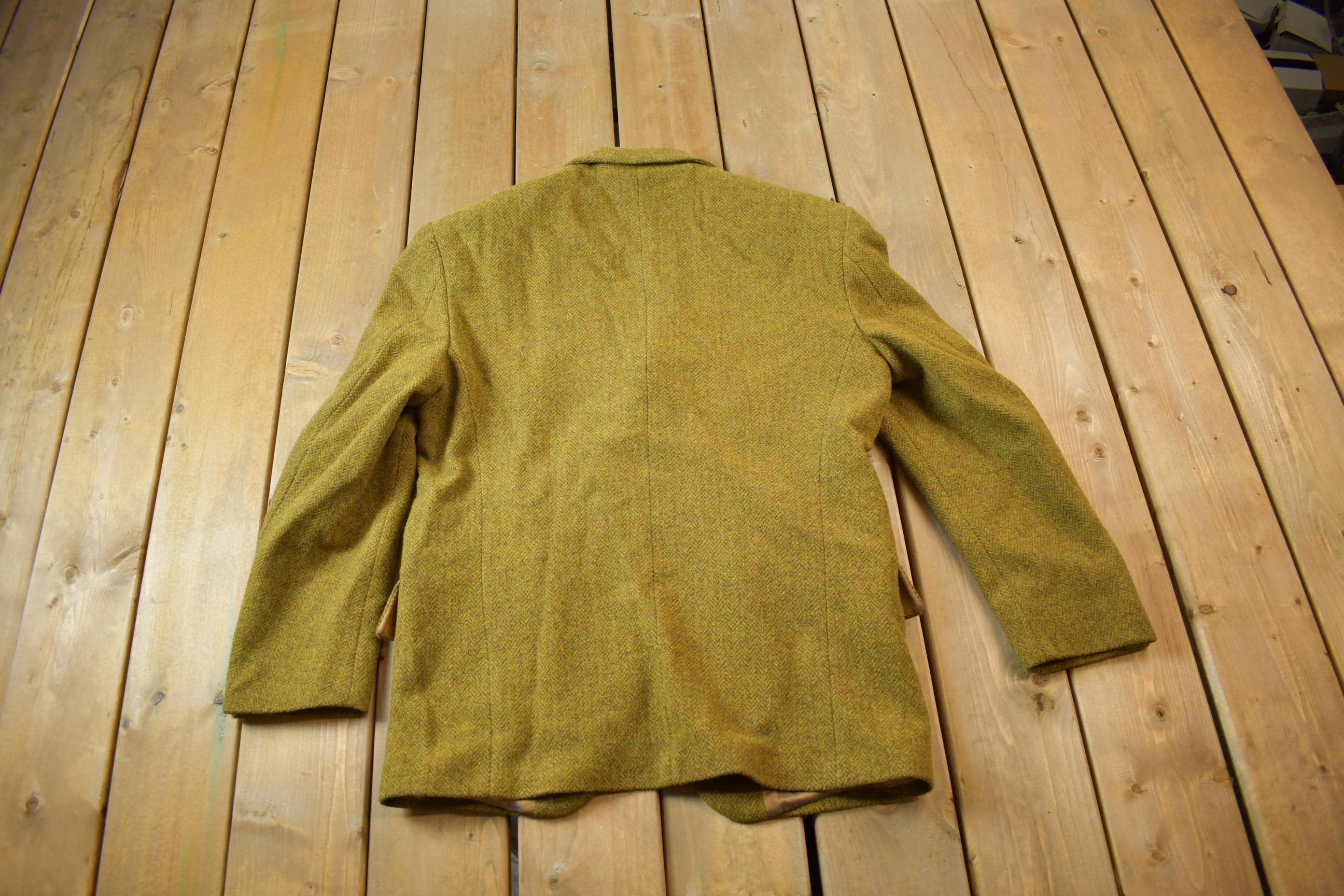 Vintage 1990s Millemiglia 100% Wool Blazer Jacket Made In Italy