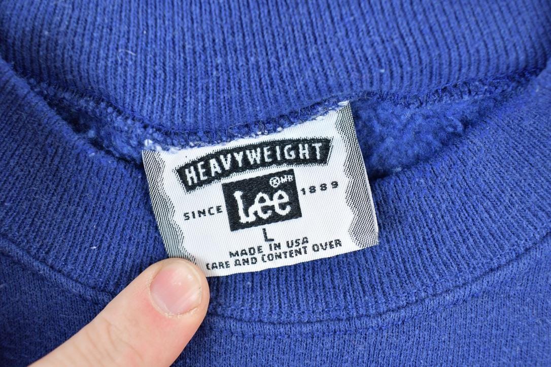 Vintage 1990s Lee Heavyweight Blank Crewneck Sweatshirt
