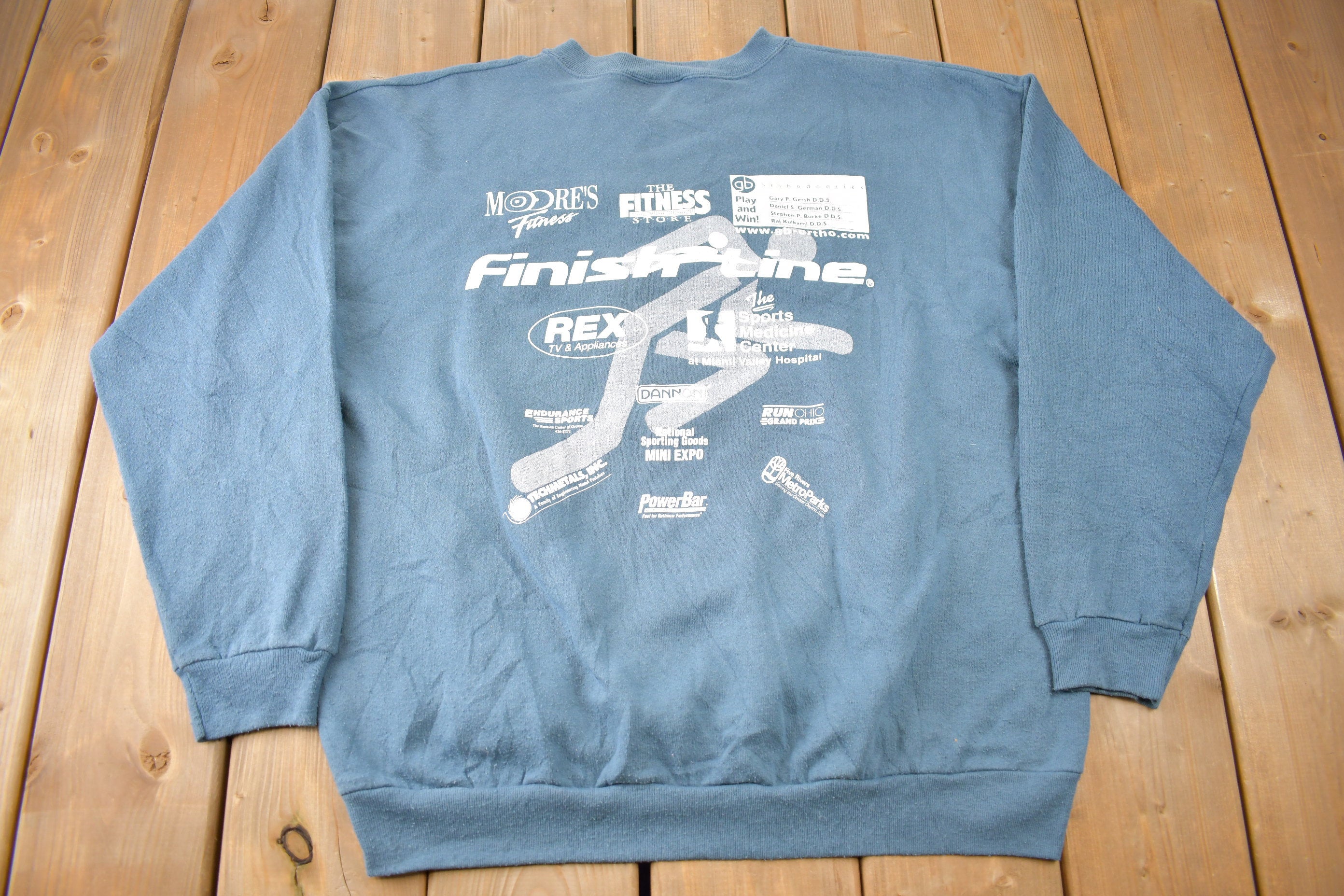 Vintage 1997 Dayton River Marathon Crewneck Sweatshirt