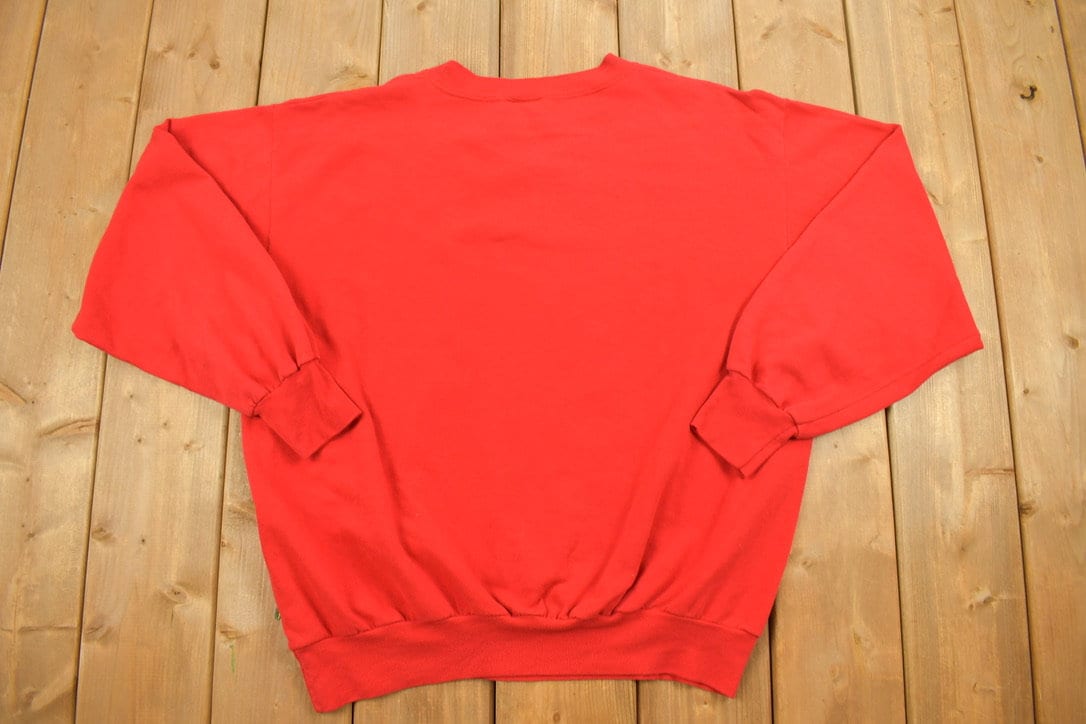 Vintage 1994 Oklahoma Bear Christmas Sweater