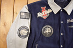 Vintage Y2K Avirex Reversible Leather Varsity Jacket