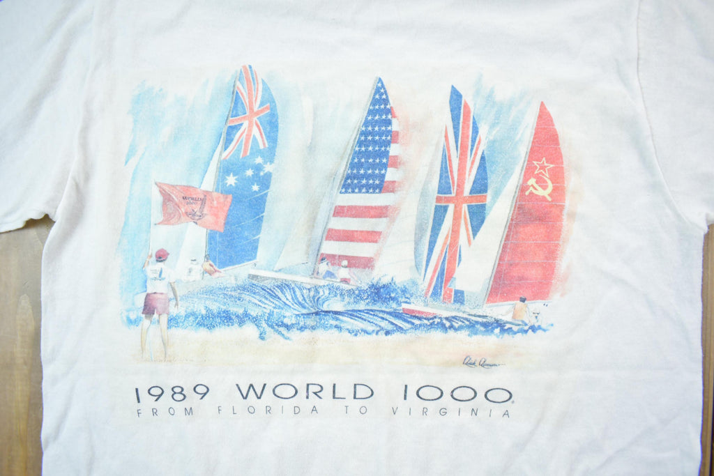 Vintage 1989 World 1000 Souvenir T-Shirt