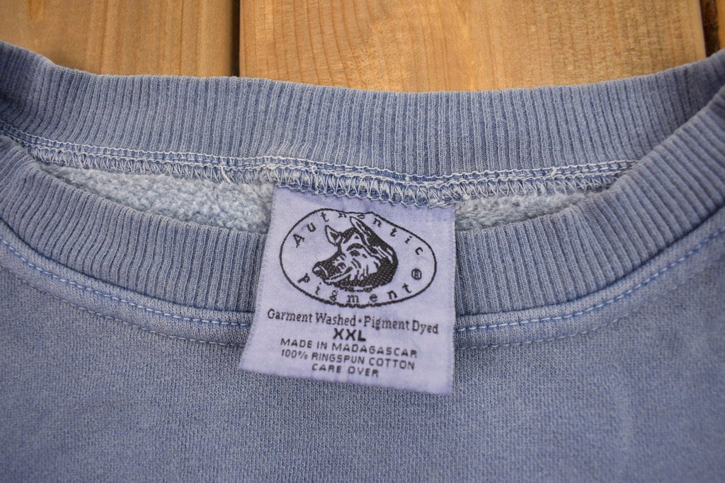 Vintage 1990s Authentic Pigment Blank Crewneck Sweatshirt