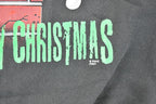 Vintage 1990s Garfeild Big Fat Merry Christmas Cartoon Comedy Crewneck Sweatshirt Men's L