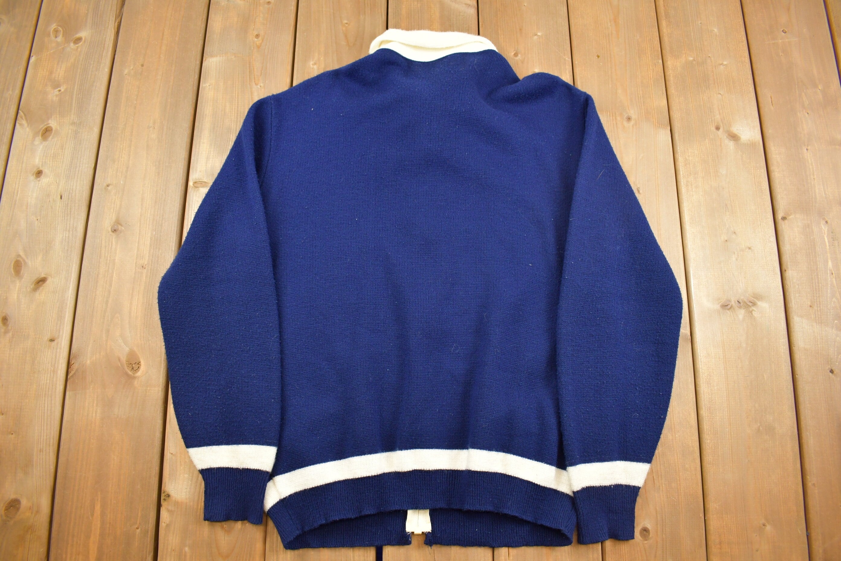 Vintage 1970s Puritan Spear Collar Zip Up Shirt Light Jacket