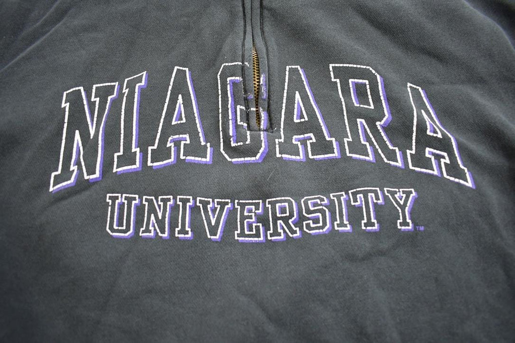 Vintage 1990s Niagara University Jansport Zip Up Sweater