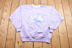 Vintage 1990s Morning Sun Winter Wonderland Crewneck Sweatshirt / 90s Crewneck / Women's Vintage / Athleisure / Streetwear / Cute Vintage