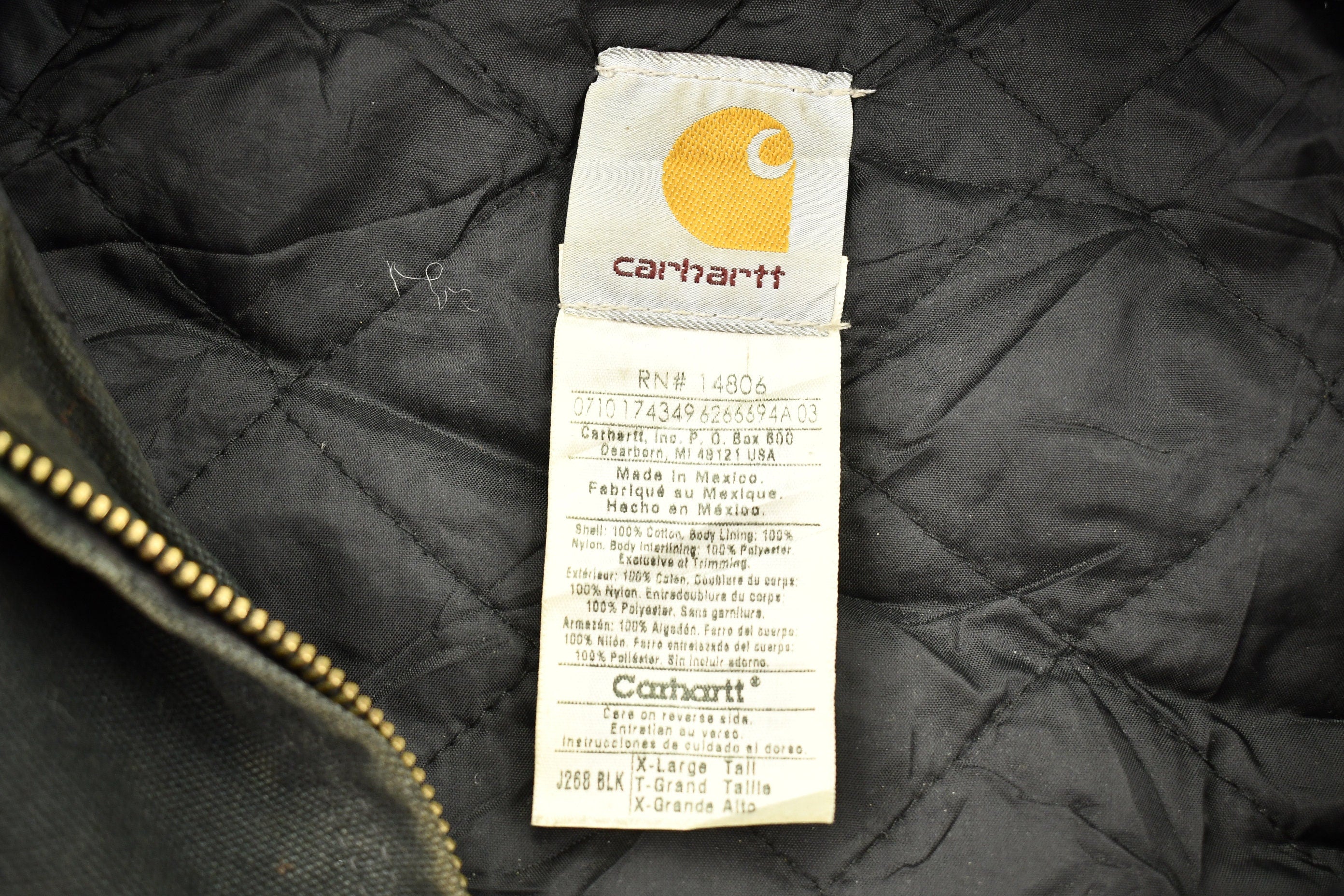 Vintage 1990s Carhartt Hooded Jacket