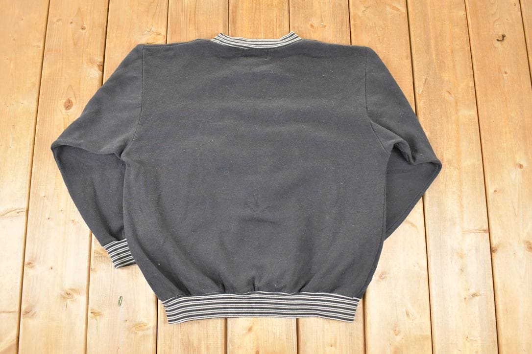 Vintage 1980s Sears Nordic Activities Mountain Bear Crewneck Sweatshirt Men's L