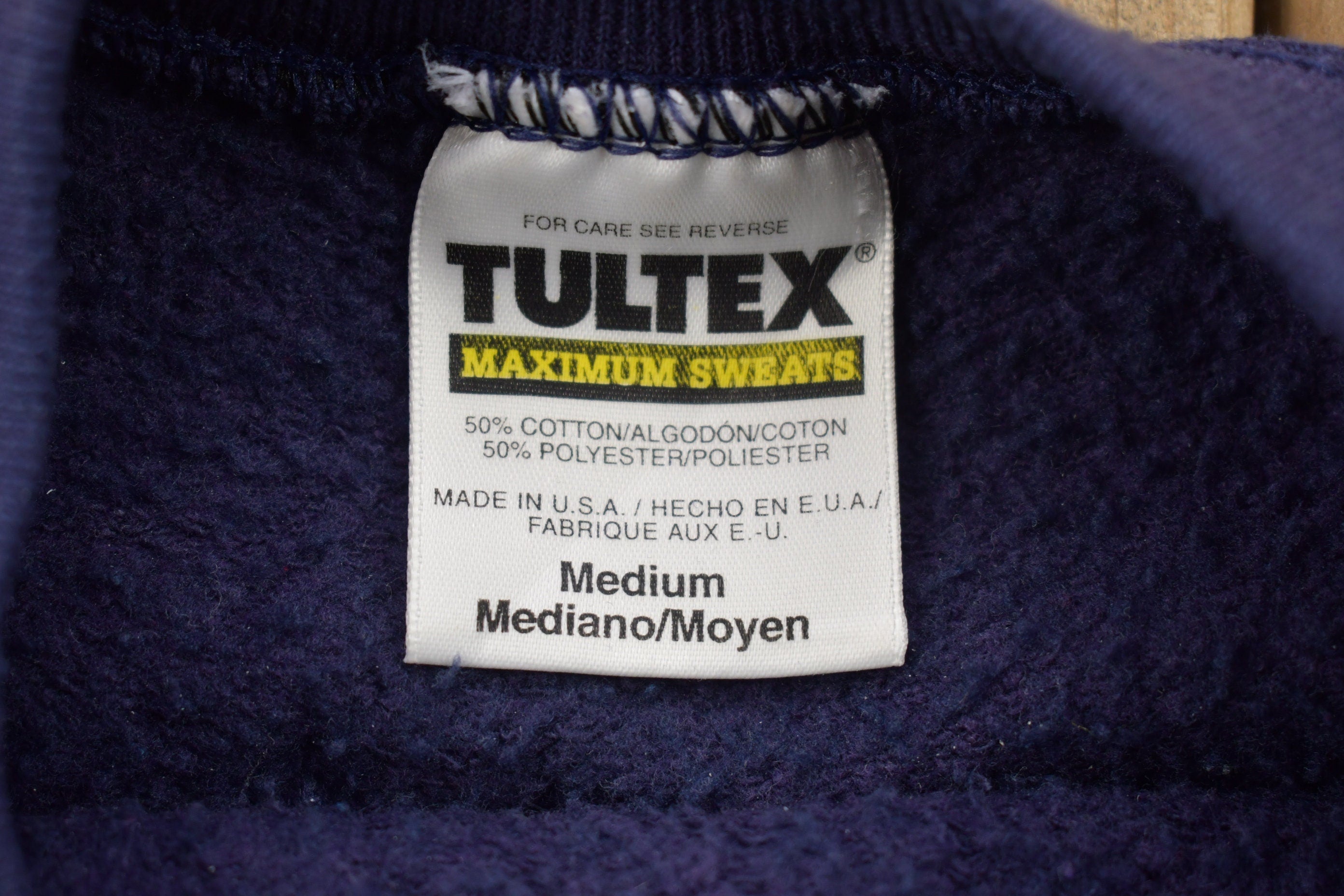 Vintage 1990s Tultex Blank Raglan Crewneck Sweatshirt