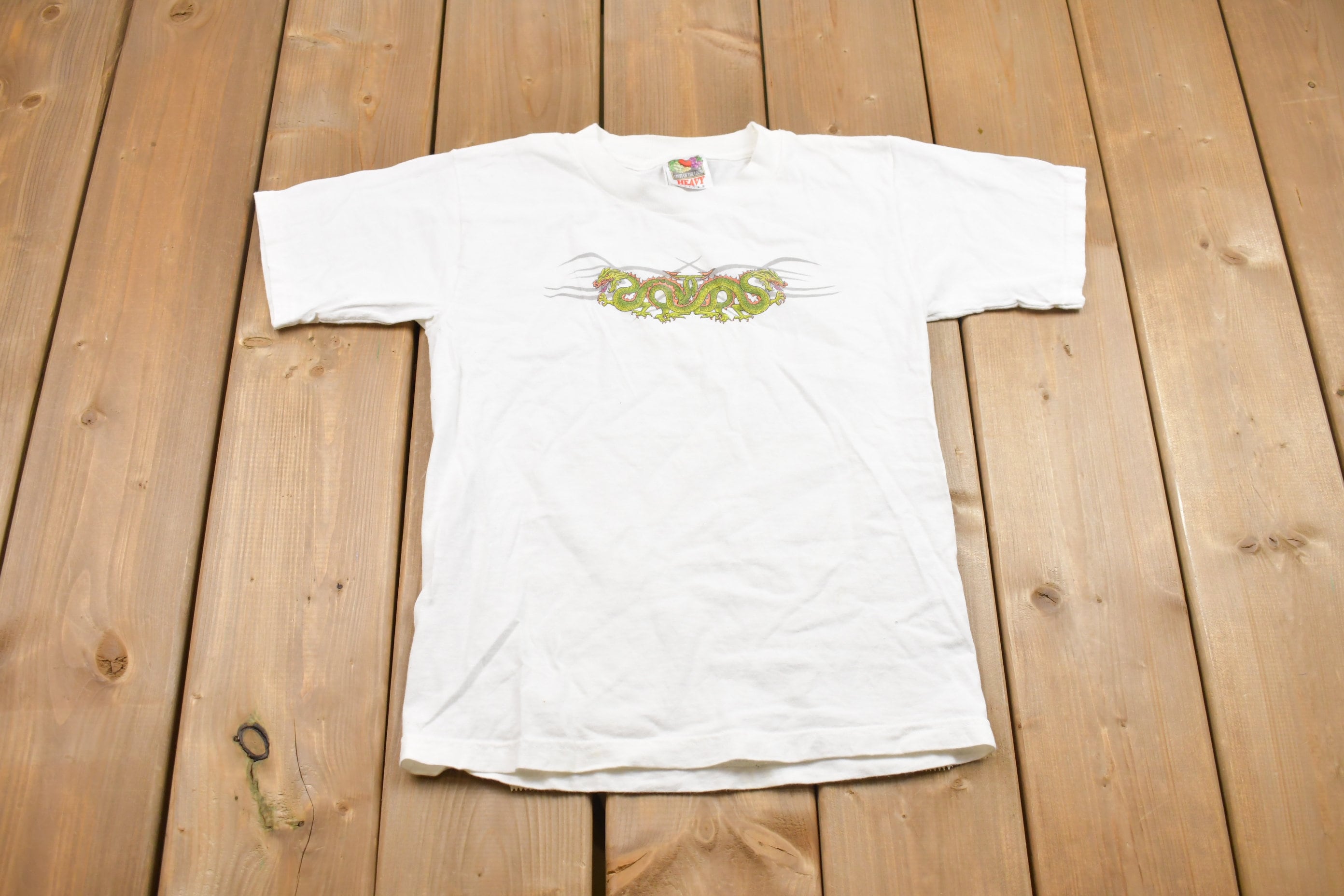 Vintage 1990s Dragon Graphic T-Shirt  Streetwear  Retro Style  90s Graphic Tee  Women's Vintage