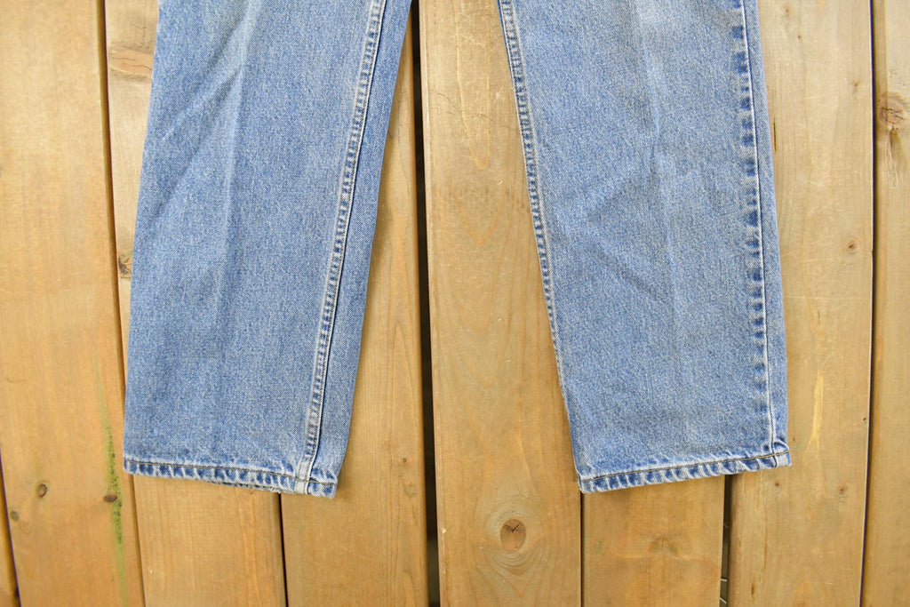 Vintage 1990s Levi's 516 Slim Straight Fit Denim Jeans Men's Size 34 x 29