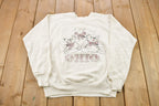 Vintage 1990s Ohio Teddy Bear Crewneck Sweatshirt