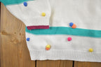 Vintage 1990s Easter Knit Crewneck Sweater  90s Crewneck  Made In USA  Preppy