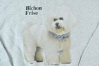 Vintage 1990s Cute Bichon Frise Heavyweight Crewneck Sweater