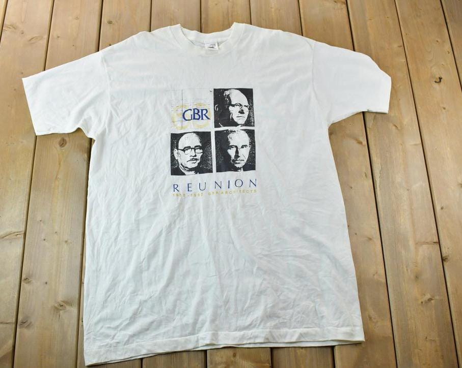 Vintage 1992 GBR Architects Reunion Souvenir T-Shirt