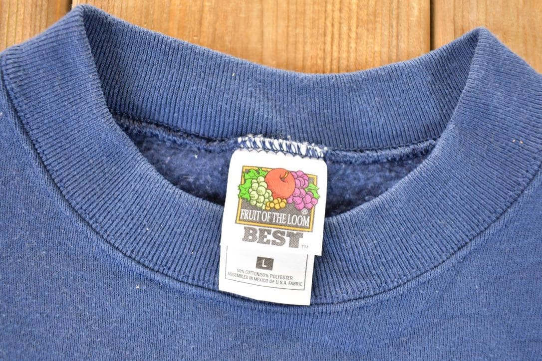 Vintage 1990s Branson Missouri American Flag Crewneck Sweatshirt Men's L