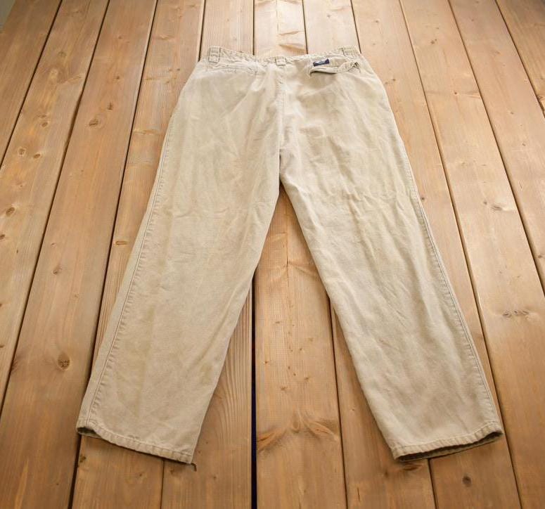 Vintage 1990's Dockers Cotton Khaki Trousers Size 31x30