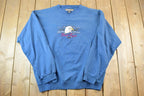 Vintage 1990s Bald Eagle Outdoorsman Crewneck Sweatshirt