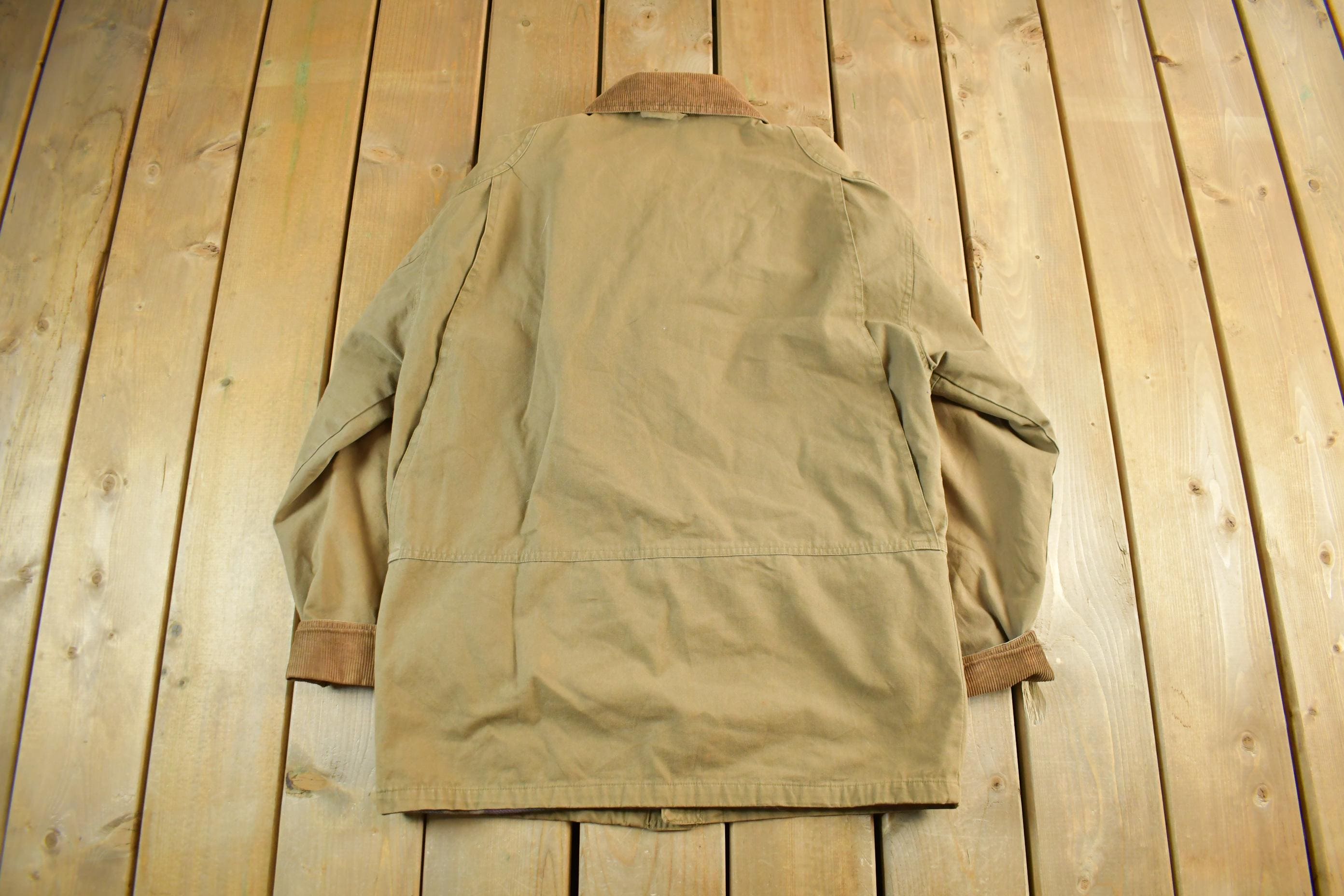 Vintage 1990s Faded Glory Lined Faded Barn Chore Coat Men's Small
