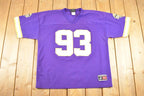 Vintage 1990's Minnesota Vikings John Randle NFL Jersey Shirt Men's XL / Football Fan Apparel / 1990s Sportswear / Single Stitch Tee