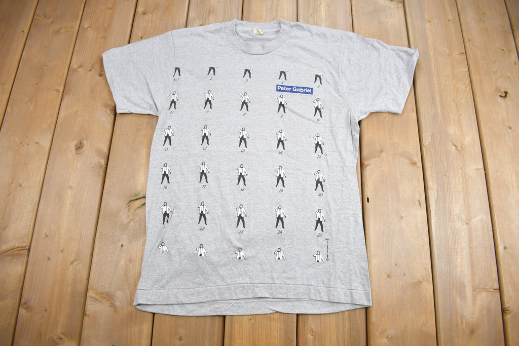 Vintage 1987 Peter Gabriel Graphic T-shirt