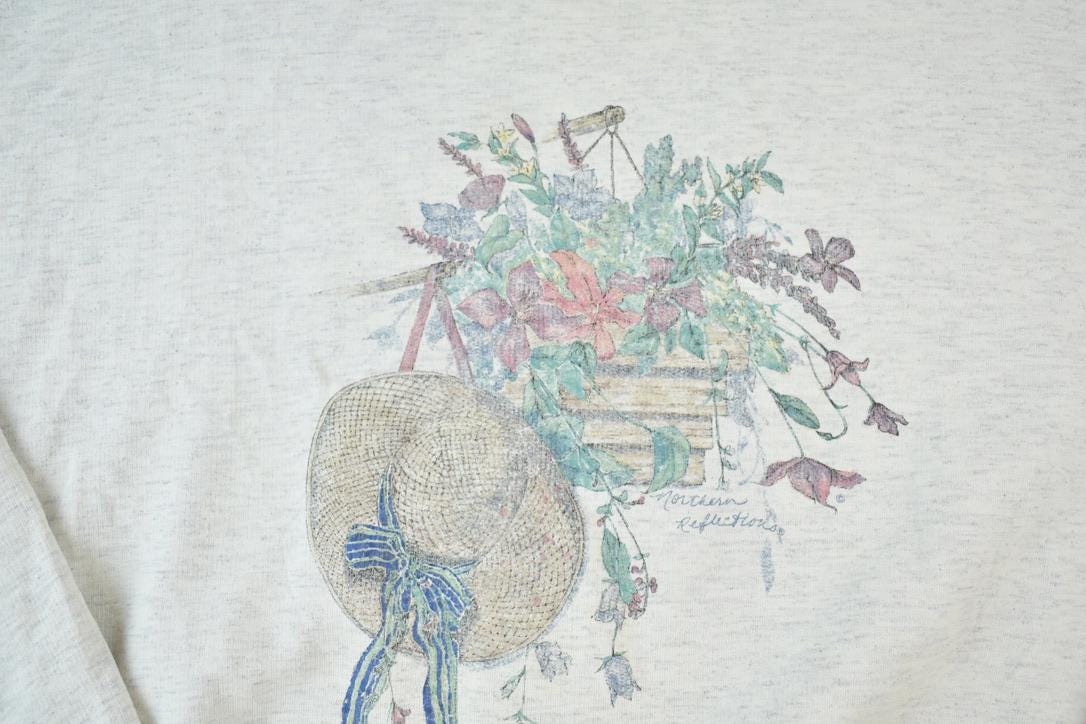 Vintage 1990s Northern Reflections Lace Cuff Outdoorsman Crewneck Sweatshirt