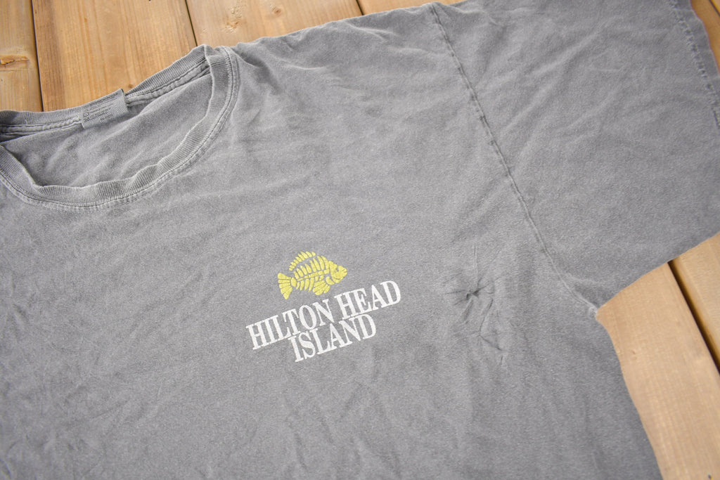 Vintage 1990s Hilton Head Island Souvenir Travel T Shirt
