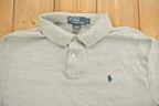 Vintage 1990s Grey Polo By Ralph Lauren