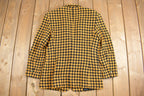 Vintage 1980s Randy Kemper Houndstooth Wool Blazer