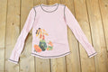 Women Vintage Vigoss Y2K Aloha Blue Blue T-Shirt