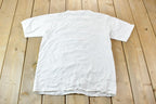 Vintage 1990s Single Stitch Blocksport Graphic Volleyball T-Shirt