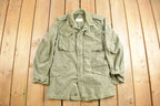 Vintage 1964 Military Army Sateen Field Jacket