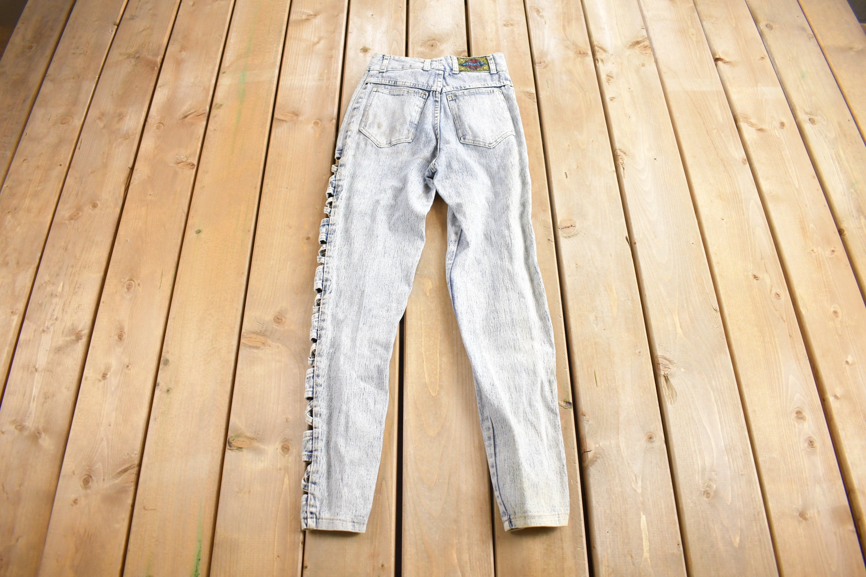 Vintage 1990s Watch LA Laced Jeans Size 24 x 26