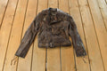 Vintage 1980s Real Leather Biker Motorcycle Leather Jacket Women's XS /