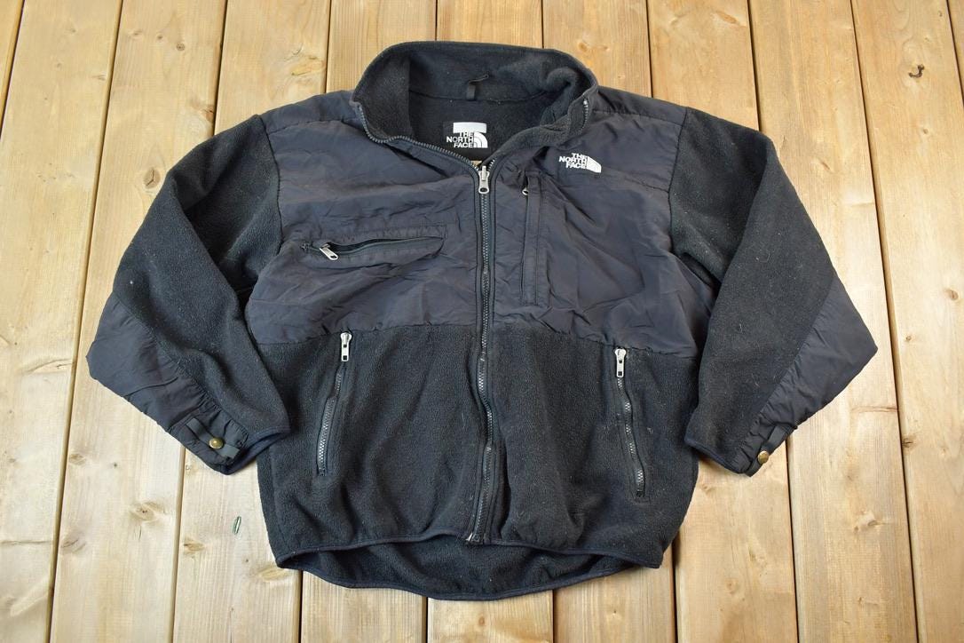 Vintage 1990s The North Face Fleece Bomber Sweater