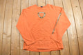 Vintage 1990s Nautica Jeans Company Graphic Long Sleeve T Shirt / Embossed / 90s / Streetwear Fashion / Vintage Nautica