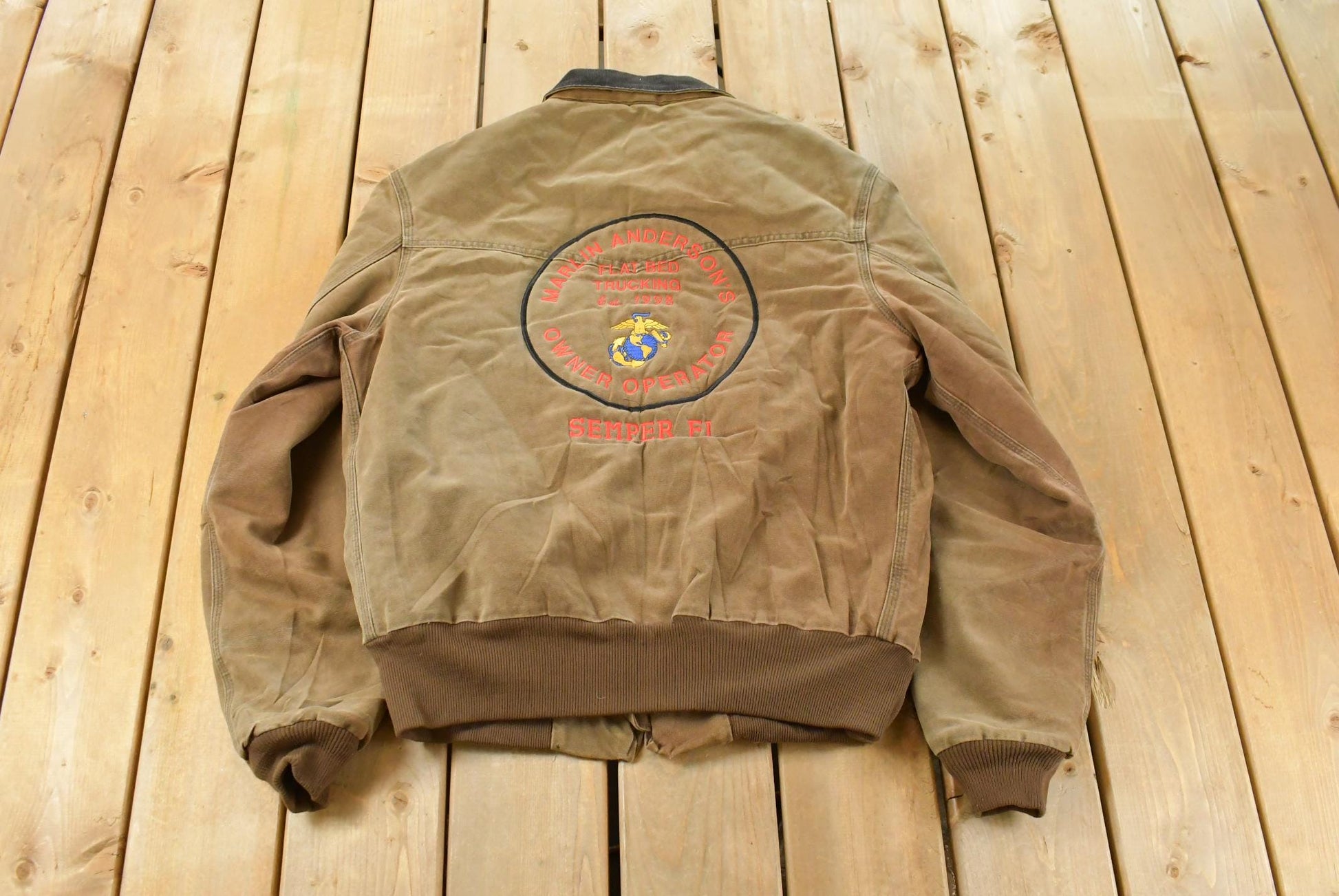 Vintage 1990s Carhartt Santa Fe Canvas Jacket Men's Large Tall