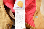 Vintage 1990s Traditional Carhartt Work Coat Snap On Hood
