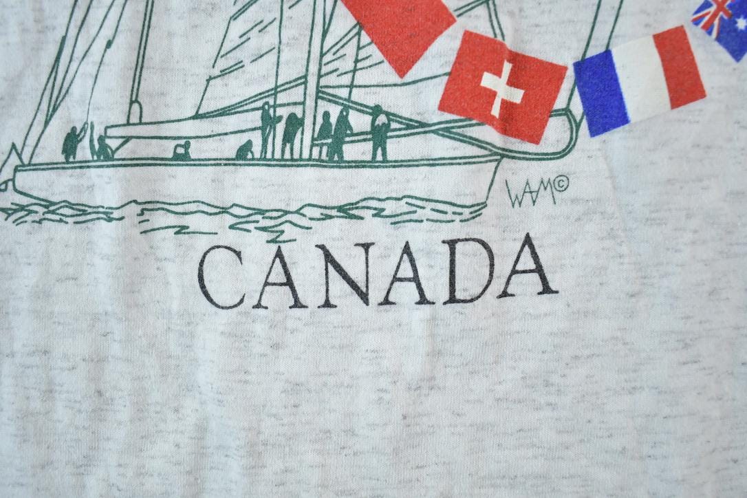 Vintage 1990s Niagara Falls Double Collar Souvenir Single Stitch Graphic Print T-Shirt Made In