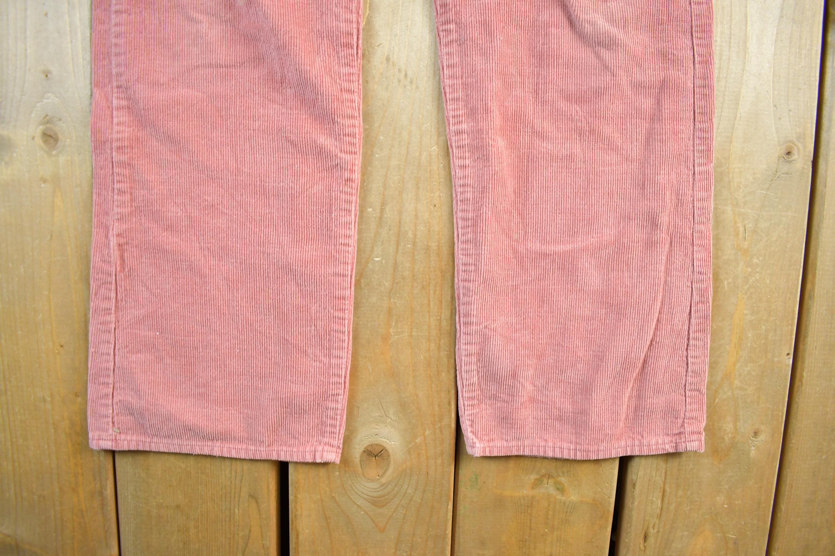 Vintage 1970s Lee Bell Bottom Corduroy Trousers Adult 28 x 30
