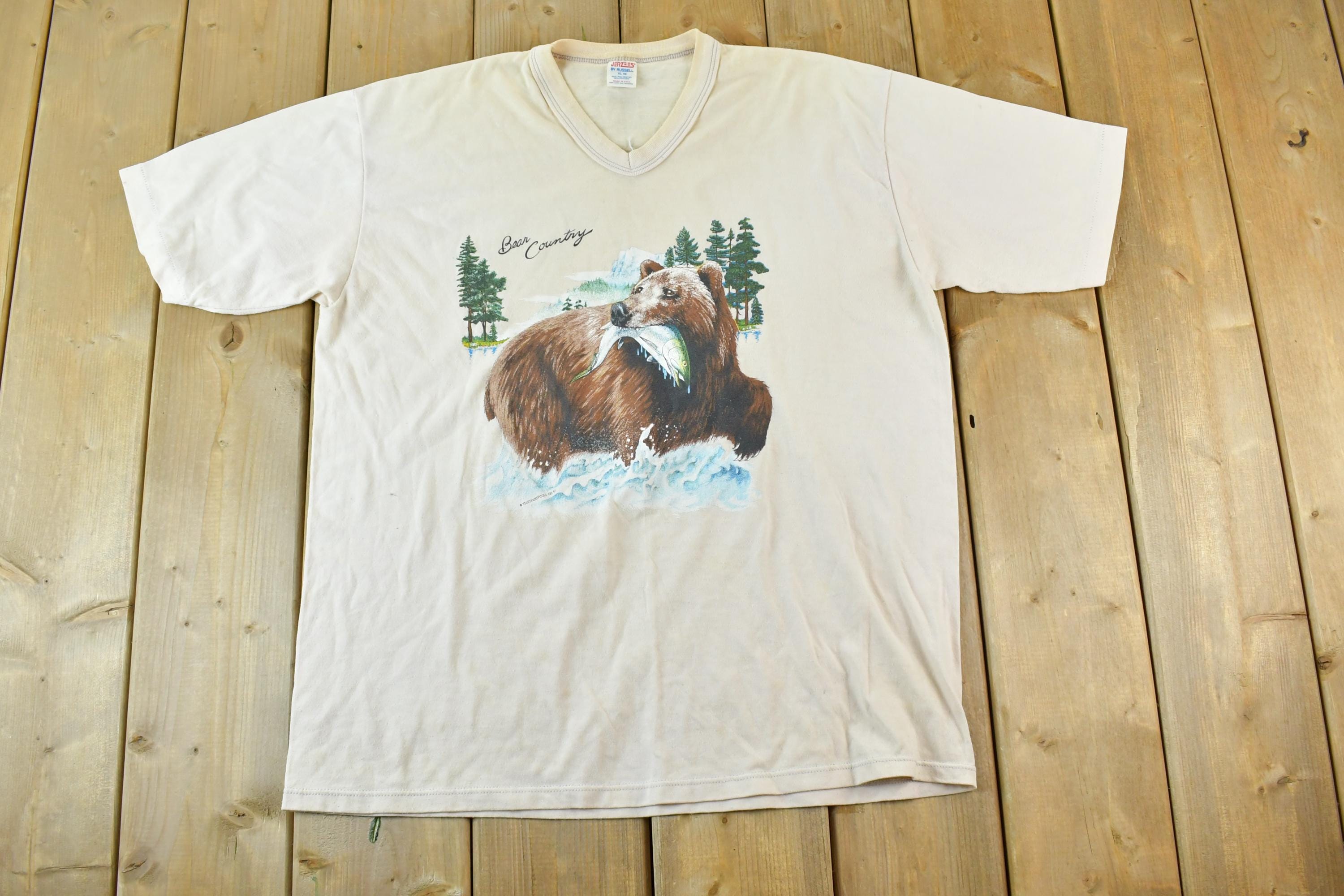 Vintage 1990s Bear Country Graphic T-Shirt