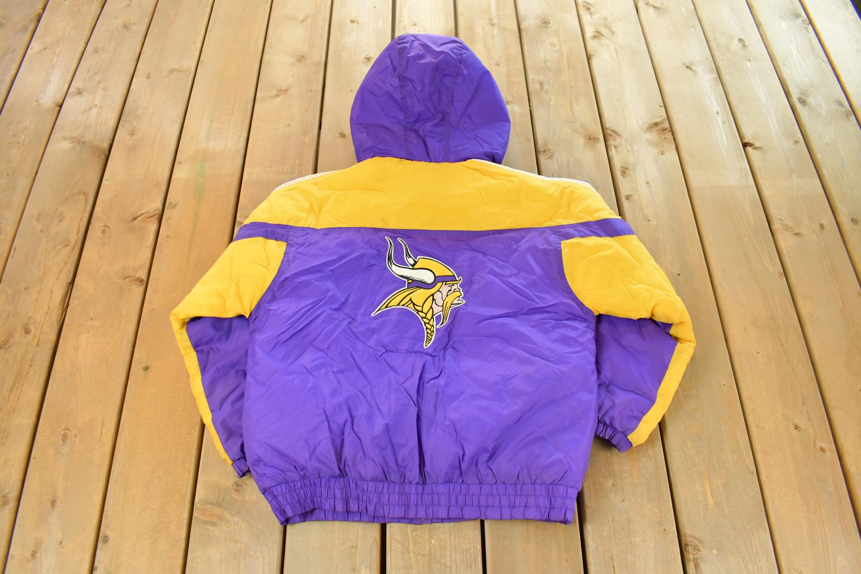 Vintage 1990s Minnesota Vikings NFL Football Jacket Youth Large