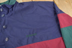Vintage 1990s IZOD Striped Pullover Windbreaker Jacket Size L