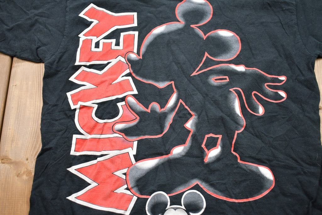 Vintage 1990s Mickey Mouse Graphic T-Shirt / Graphic / 80s / 90s / Streetwear / Retro Style / Single Stitch / Made In USA